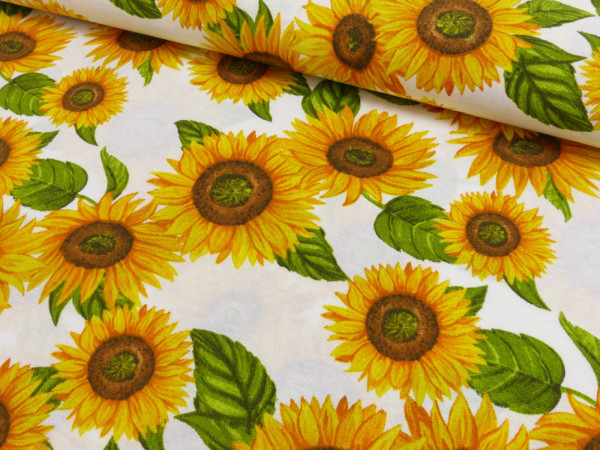 Deko Druck Sonnenblumen