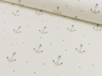 Baumwoll Jersey Digital Druck Küstenkind - Anker Baumwoll Jersey Digital Druck Küstenkind - Anker