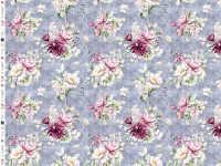 Musselin Double Gauze Digitaldruck JEANS Peonies by Jessy Sewing Musselin Double Gauze Digitaldruck JEANS Peonies by Jessy Sewing