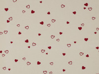 Baumwoll Jersey Druck Herzen Baumwoll Jersey Druck Herzen