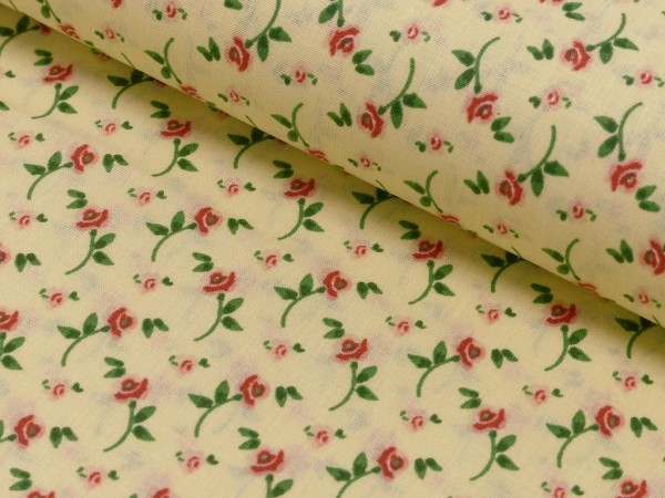 Baumwoll Druck Floral Ella