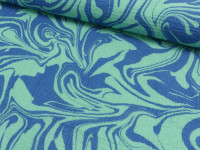 Musselin Double Gauze Digitaldruck Marmorierung Musselin Double Gauze Digitaldruck Marmorierung