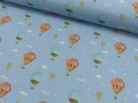 Baumwoll Jersey Digital Druck Little Dragons - Heißluftballon Baumwoll Jersey Digital Druck Little Dragons - Heißluftballon