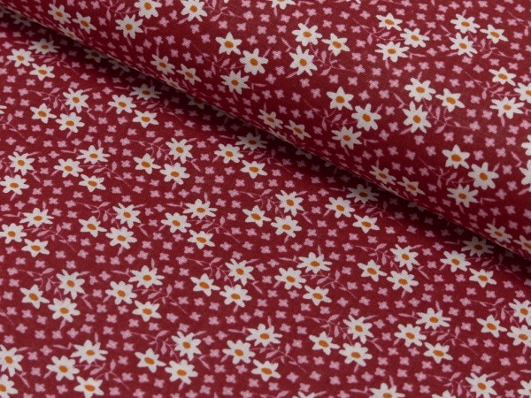 Baumwoll Druck Floral Midinette