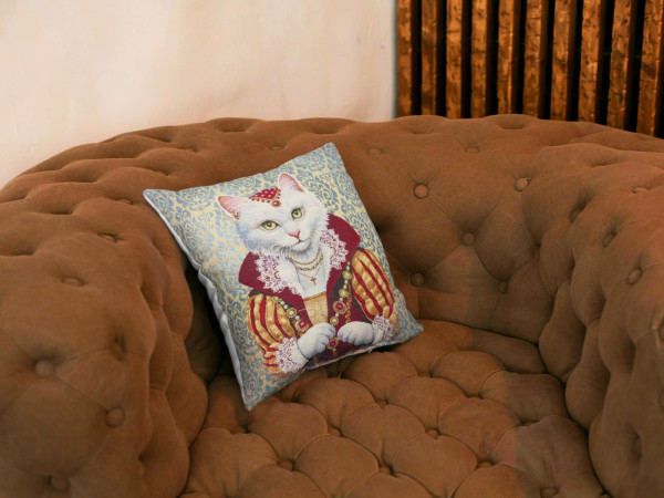 Gobelin Panel "Katze" - für Kissen, Taschen etc.