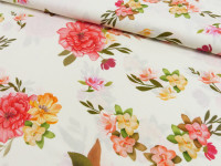 Baumwoll Leinen Druck Blumen 'Italy' Baumwoll Leinen Druck Blumen 'Italy'