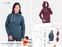 Schnittmuster "Lynn" Kapuzenpullover by pattydoo Schnittmuster "Lynn" Kapuzenpullover by pattydoo