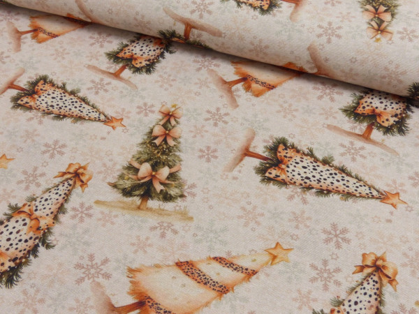 Deko Druck Weihnachten Tannenbäume