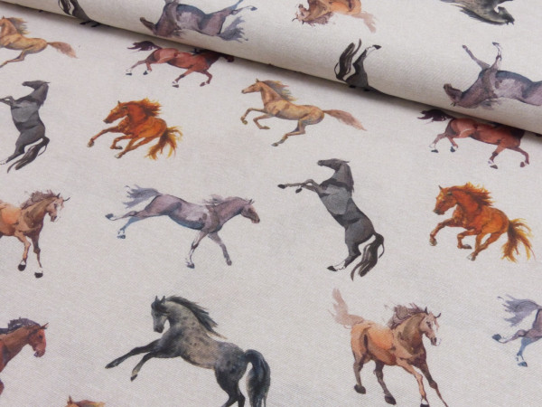 Deko Digital Druck Pferde Horses