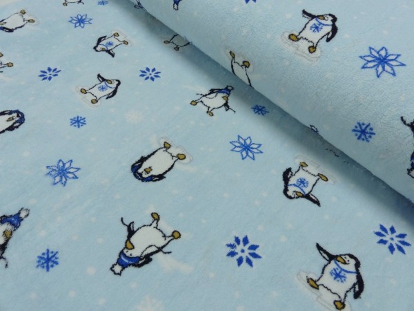 Fleece Druck Pinguine