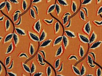 Leinen Viskose Druck Washed Leaves Leinen Viskose Druck Washed Leaves