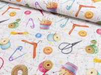 Deko Druck Nähutensilien Deko Druck Nähutensilien