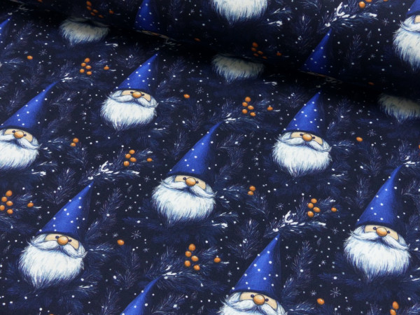 Baumwoll Popeline Weihnachten Nikolaus