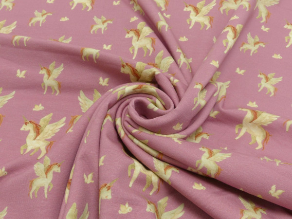 Baumwoll Jersey Digital Druck Fairyland - Unicorn