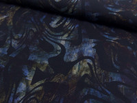 French Terry Digital Druck - Black Fashion French Terry Digital Druck - Black Fashion