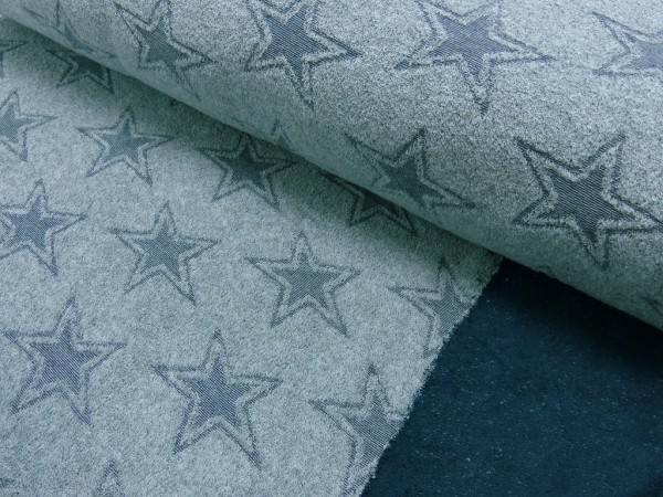 Frottee Jacquard Doubleface Sterne