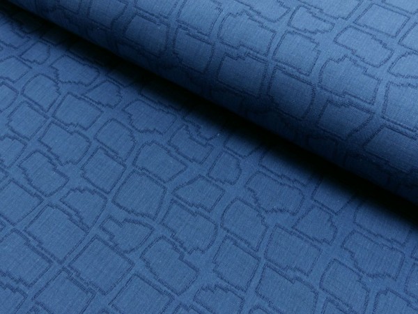 Viskose Leinen Jacquard