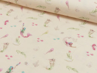 Baumwoll Jersey Digital Druck Magic Mermaids - Sealife Baumwoll Jersey Digital Druck Magic Mermaids - Sealife