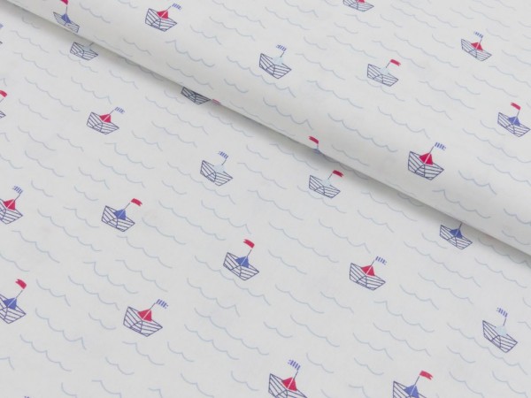 Baumwoll Druck Papierboote