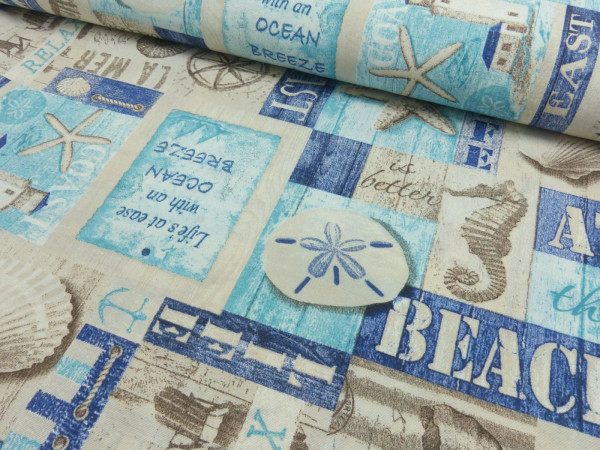Deko Druck Loneta Ocean Breeze