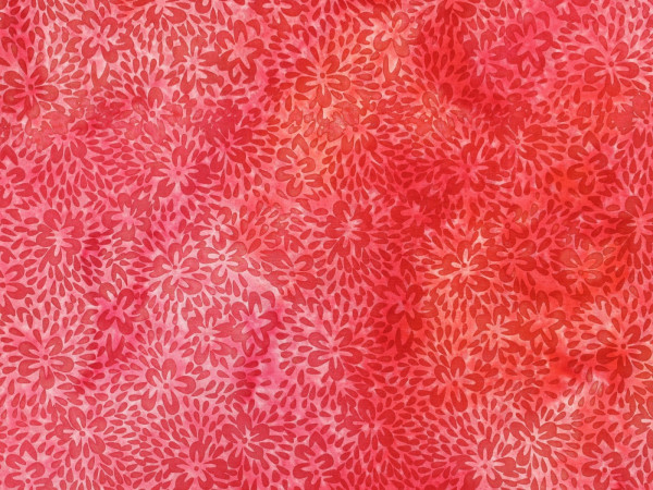 Viskose Druck Batik handgefertigt