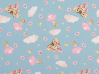 Baumwoll Digital Druck Prinzessin Schloss Baumwoll Digital Druck Prinzessin Schloss