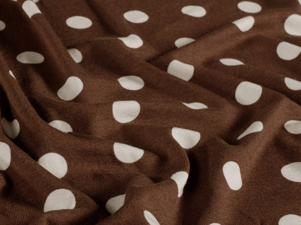 Viskose Jersey Druck Tupfen