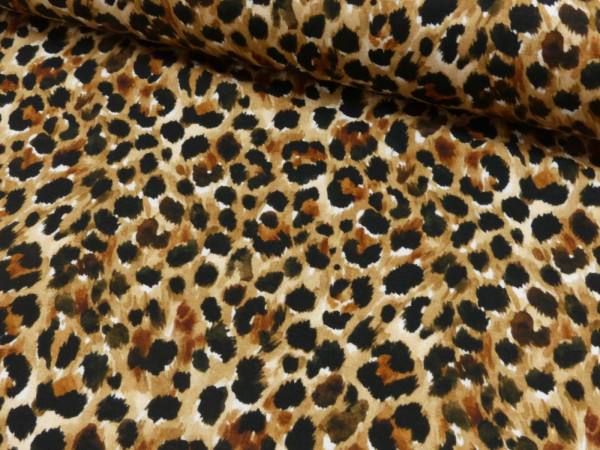 Baumwoll Jersey Digital Druck Leo