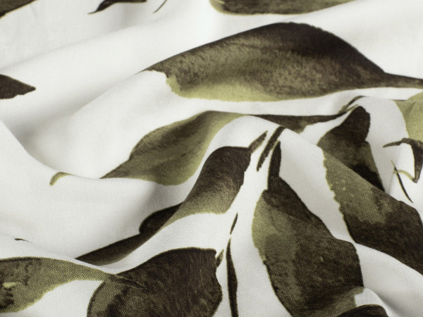 Viskose Druck Blätter