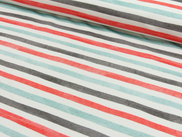 French Terry Digital Druck Little Heroes - Stripes