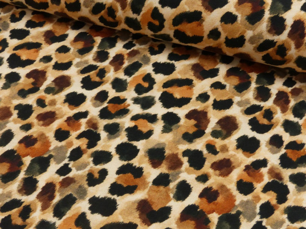 Baumwoll Jersey Digital Druck Leo