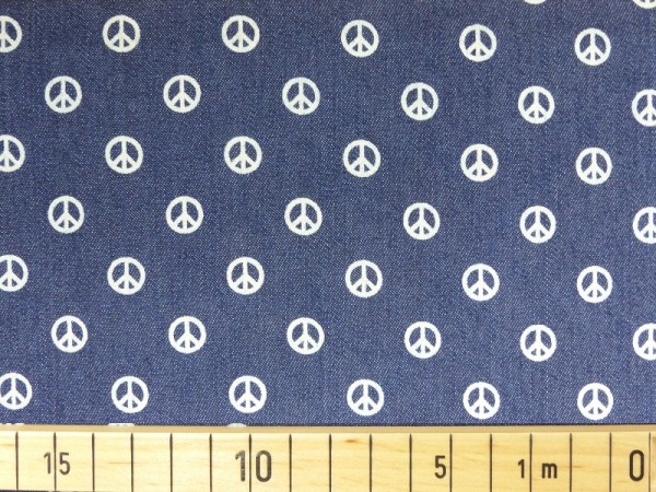 Jeans Druck Peace