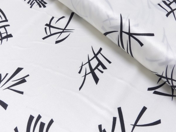 Polyester Satin Druck Chinesische Schrift