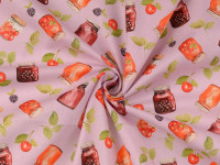 Preview: Baumwoll Digital Druck Marmelade Preview: Baumwoll Digital Druck Marmelade