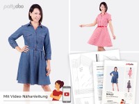 Schnittmuster "Holly" Blusenkleid by pattydoo Schnittmuster "Holly" Blusenkleid by pattydoo