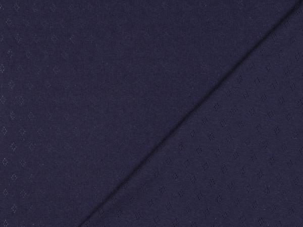 Pointoille Ajour Feinstrickjersey