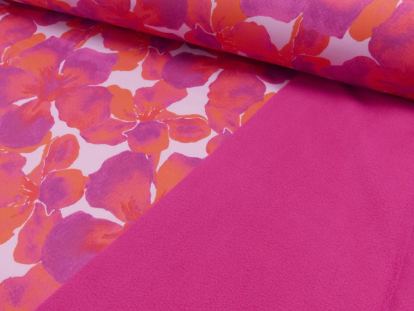 Softshell Digital Druck Pink flower