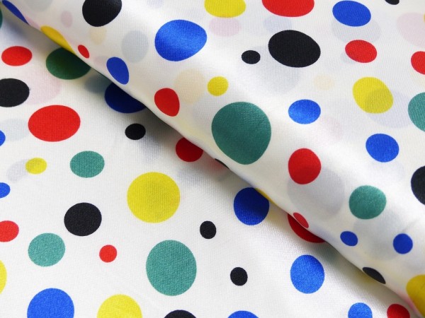 Polyester Satin Druck Tupfen