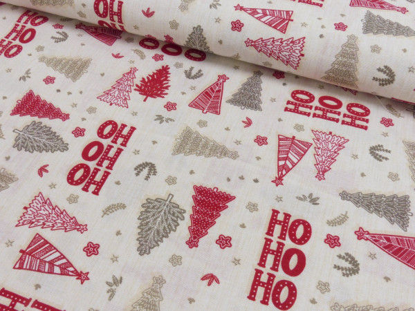 Deko Druck Weihnachten "Ho Ho Ho"