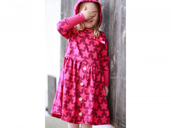 Schnittmuster Girls Button Dress by Jessy Sewing