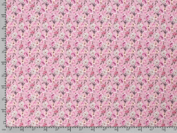 French Terry Druck Blumen