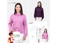Schnittmuster "Mimi" Strickpullover by pattydoo Schnittmuster "Mimi" Strickpullover by pattydoo