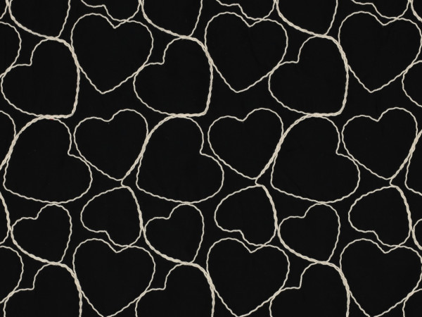 Stepper Stickerei Herzen