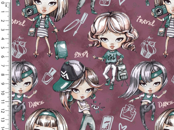 Alpenfleece Digital Druck Girls