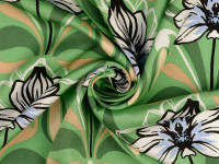 Viskose Satin Druck Viskose Satin Druck