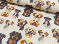 Popeline Digital Druck Hunde Popeline Digital Druck Hunde