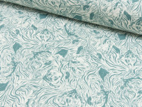 Baumwoll Jersey Digital Druck Bluette Baumwoll Jersey Digital Druck Bluette