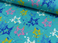 French Terry Druck Sterne French Terry Druck Sterne