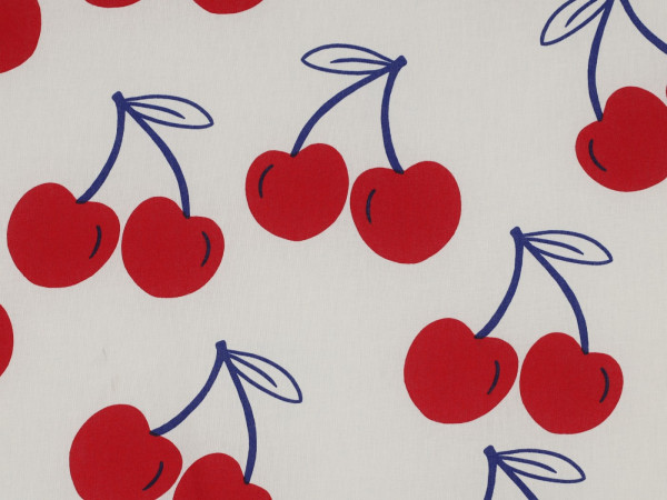 Baumwolle beschichtet Kirschen