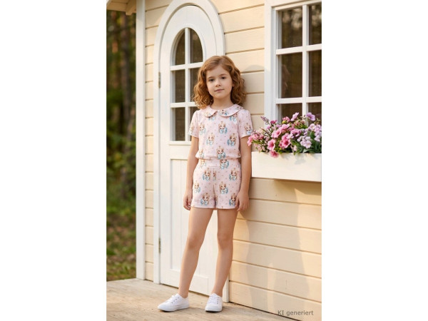 Baumwoll Jersey Digital Druck Einhorn